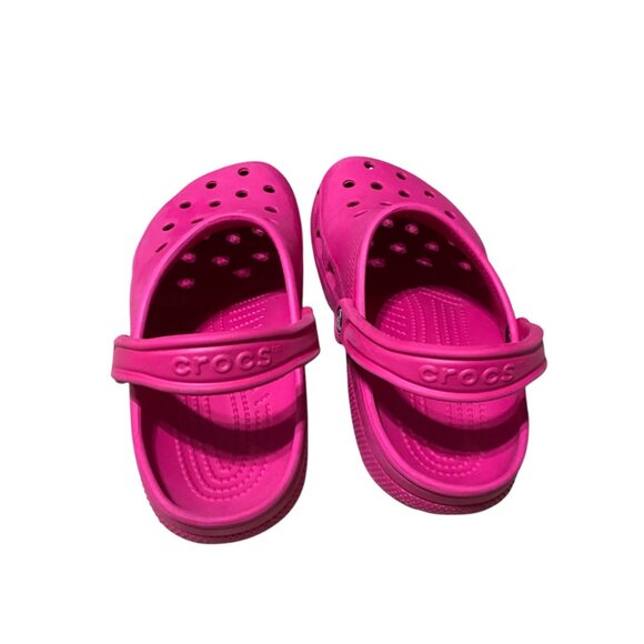 Crocs Classic Clog Sandals Fuchsia Pink Lightweight Unisex Size 11 Womens/mens 9 - Picture 10 of 10